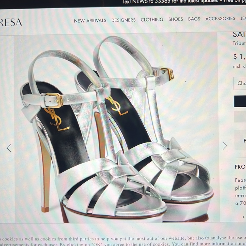 Ysl tribute sandals SALE AS IS